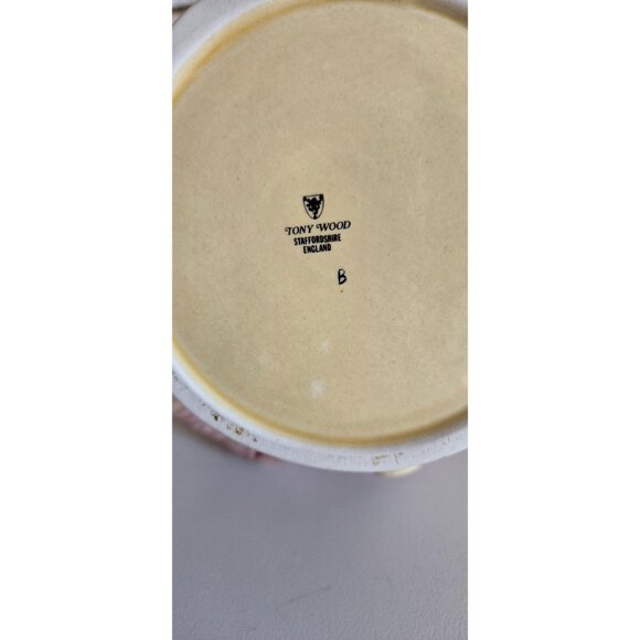 VTG Tony Wood studio Toby Jug Staffordshire England Hand painted - Picture 10 of 12